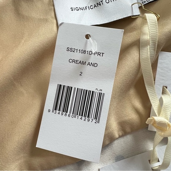 Significant Other Amara Dress Cream and Black Polka Dot Size 2 NEW - Picture 14 of 16